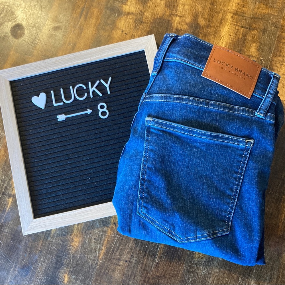 Lucky Brand Mid Rise Ava Crop Jeans, Size 8/29